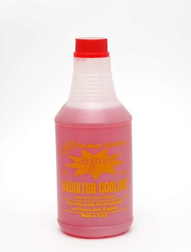 AQUA RADIATOR COOLANT RED 1 Liter ( 12 Pieces Per Carton ) Sinaha